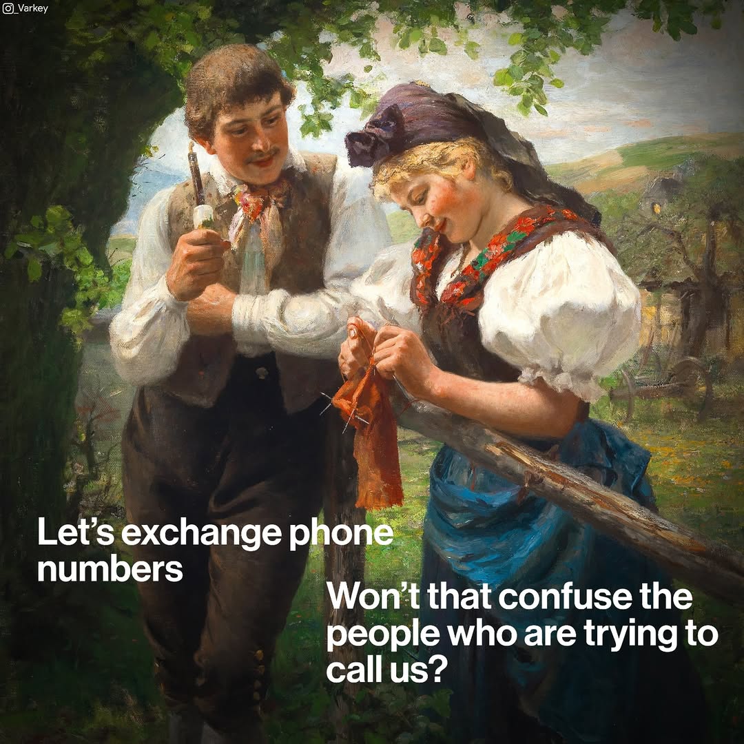 20 Flirty Art Memes That Ended a Love Story Before It Started 11 lets exchange phone numbers