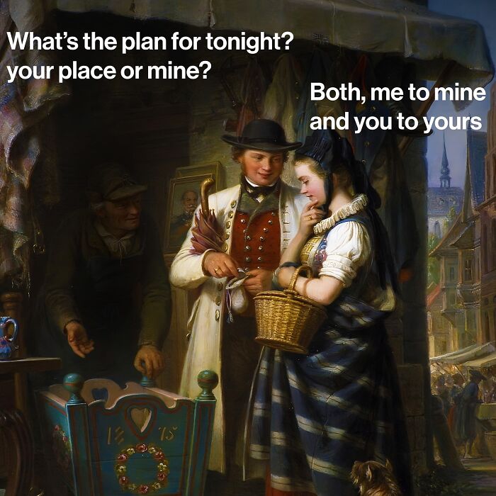 20 Flirty Art Memes That Ended a Love Story Before It Started 21 whats plan for dinner