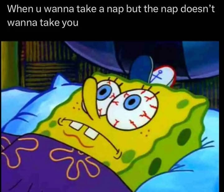 20 Memes That Feel Like Getting Audited by Reality 19 when you wanna take a nap