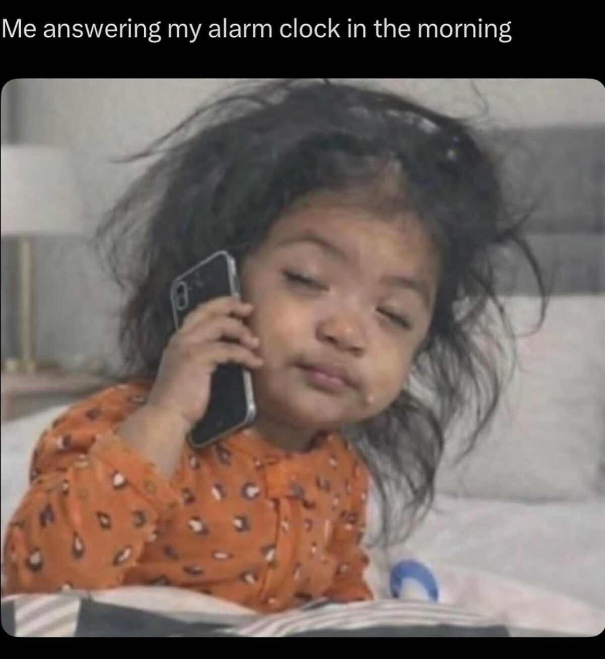Answering alarm clock