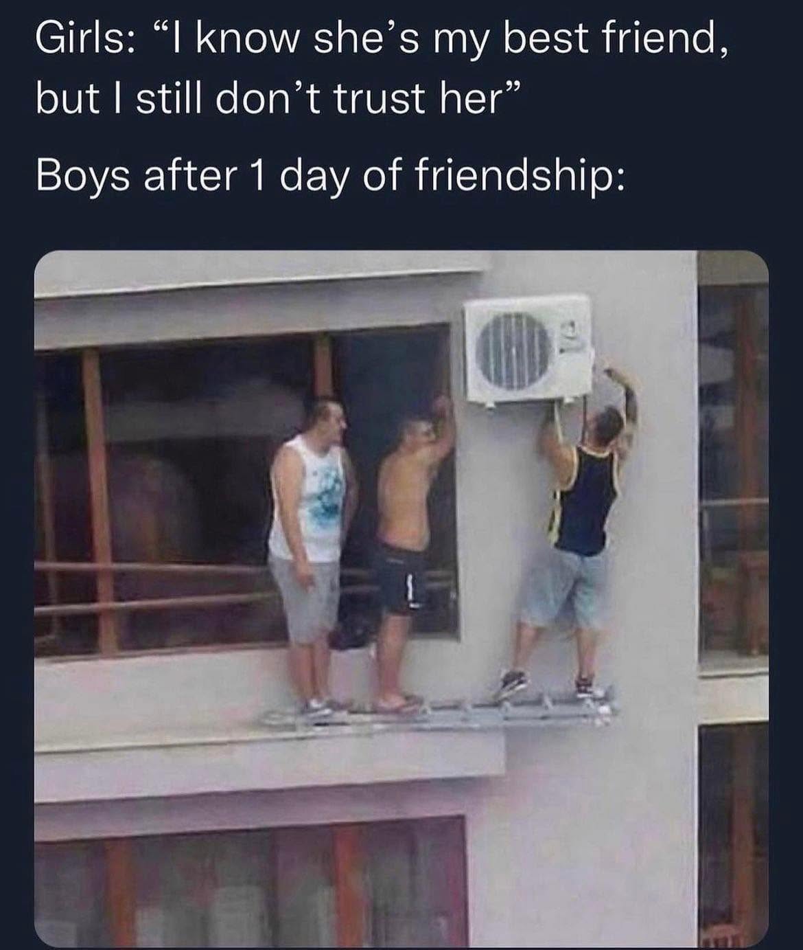 20 Memes That Lost a Fight With Common Sense and Won Anyway 12 I dont trust her