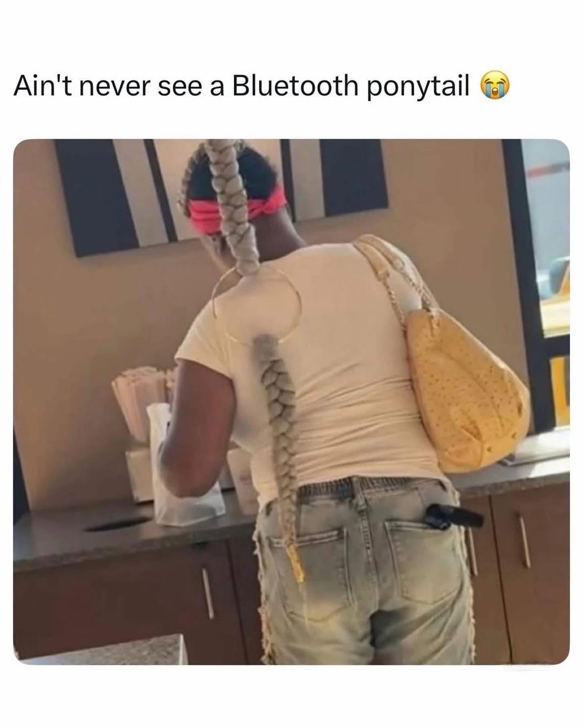 20 Memes That Lost a Fight With Common Sense and Won Anyway 6 bluetooth ponytail