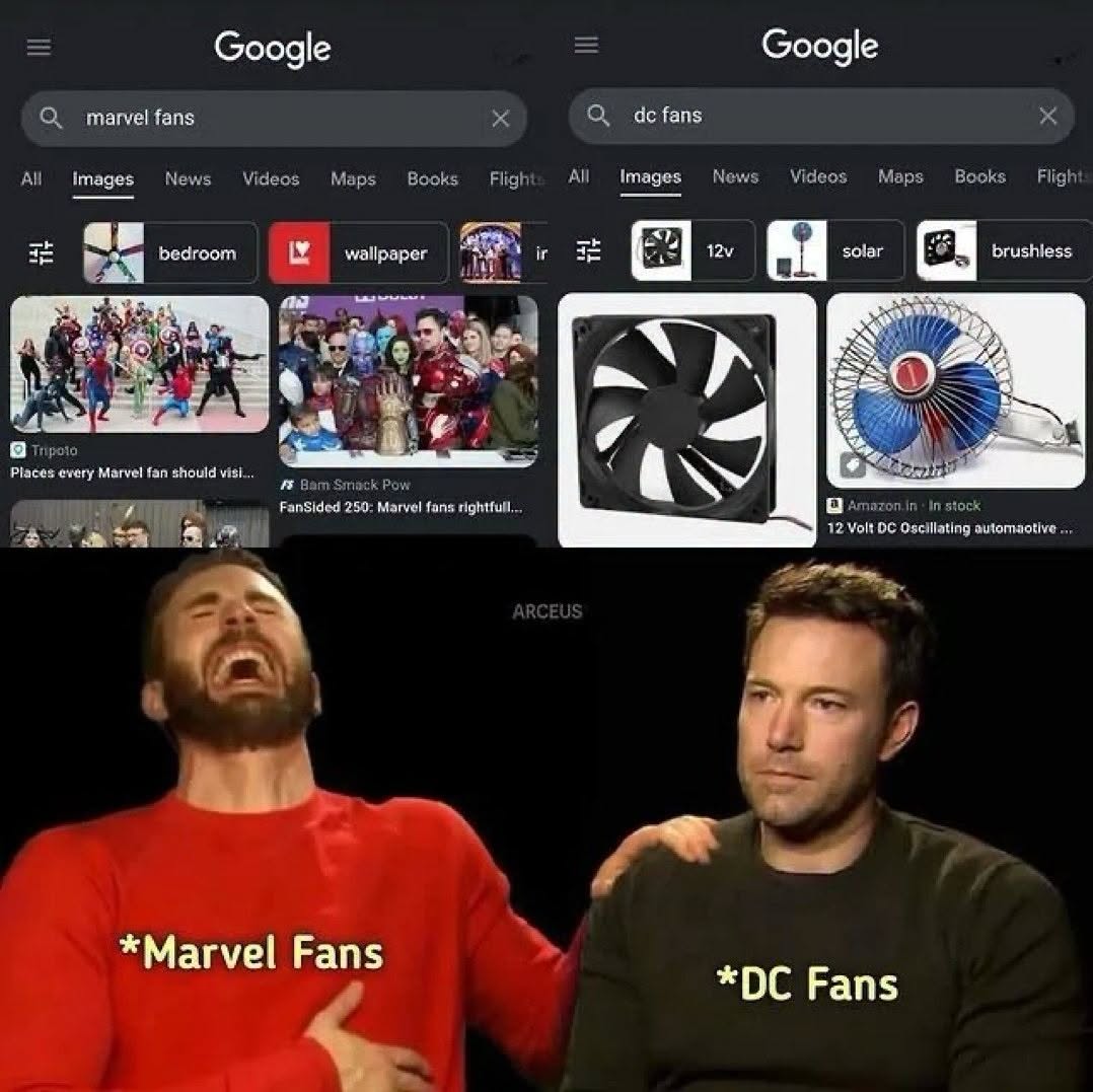 20 Marvel Memes That Have More Twists Than the Multiverse 12 marvel fnas vs dc fans