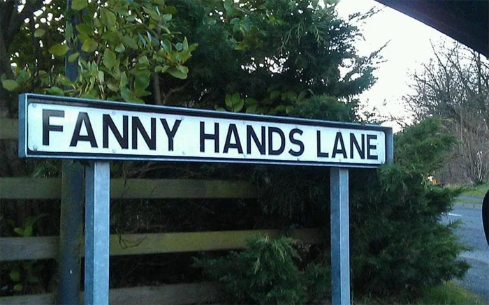 20 Silly British Things That Could Only Happen in Britain 5 Fanny Hands Lane