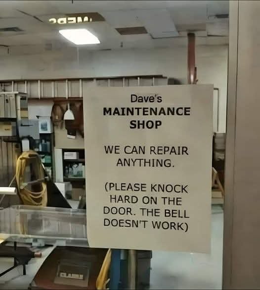20 Unhelpful Signs That Turned Instructions Into Abstract Art 19 We can repair