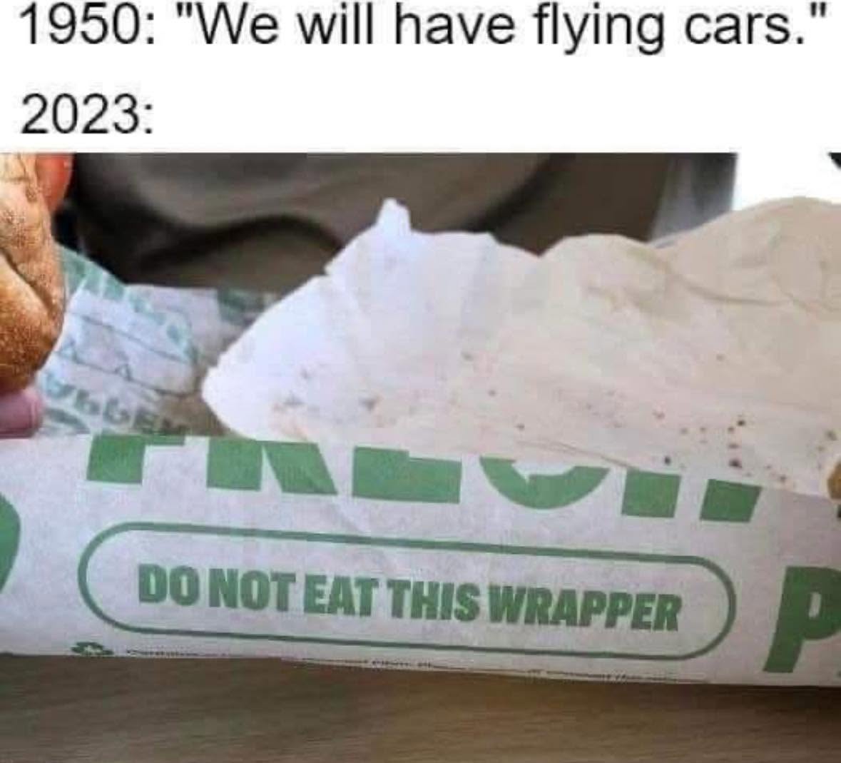 20 Unhelpful Signs That Turned Instructions Into Abstract Art 20 We will have flying cars