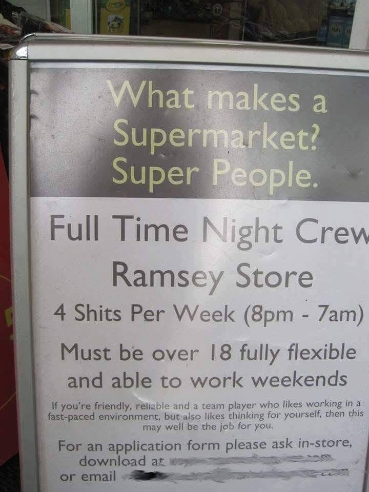 20 Unhelpful Signs That Turned Instructions Into Abstract Art 22 What makes a supermarket