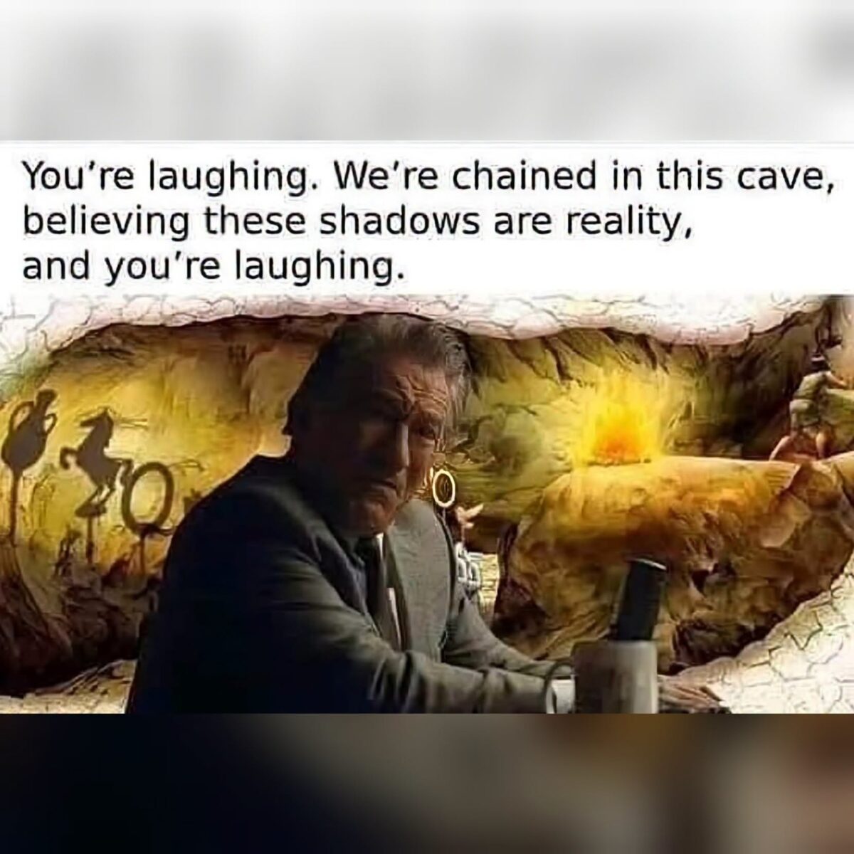 20 Memes That Are Weirdly Qualified to Judge Humanity 5 chained in this cave