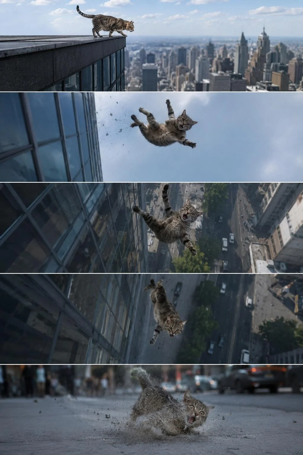 20 Cursed AI Images That Will Permanently Alter Your Brain Chemistry 6 Cats always land on their feet