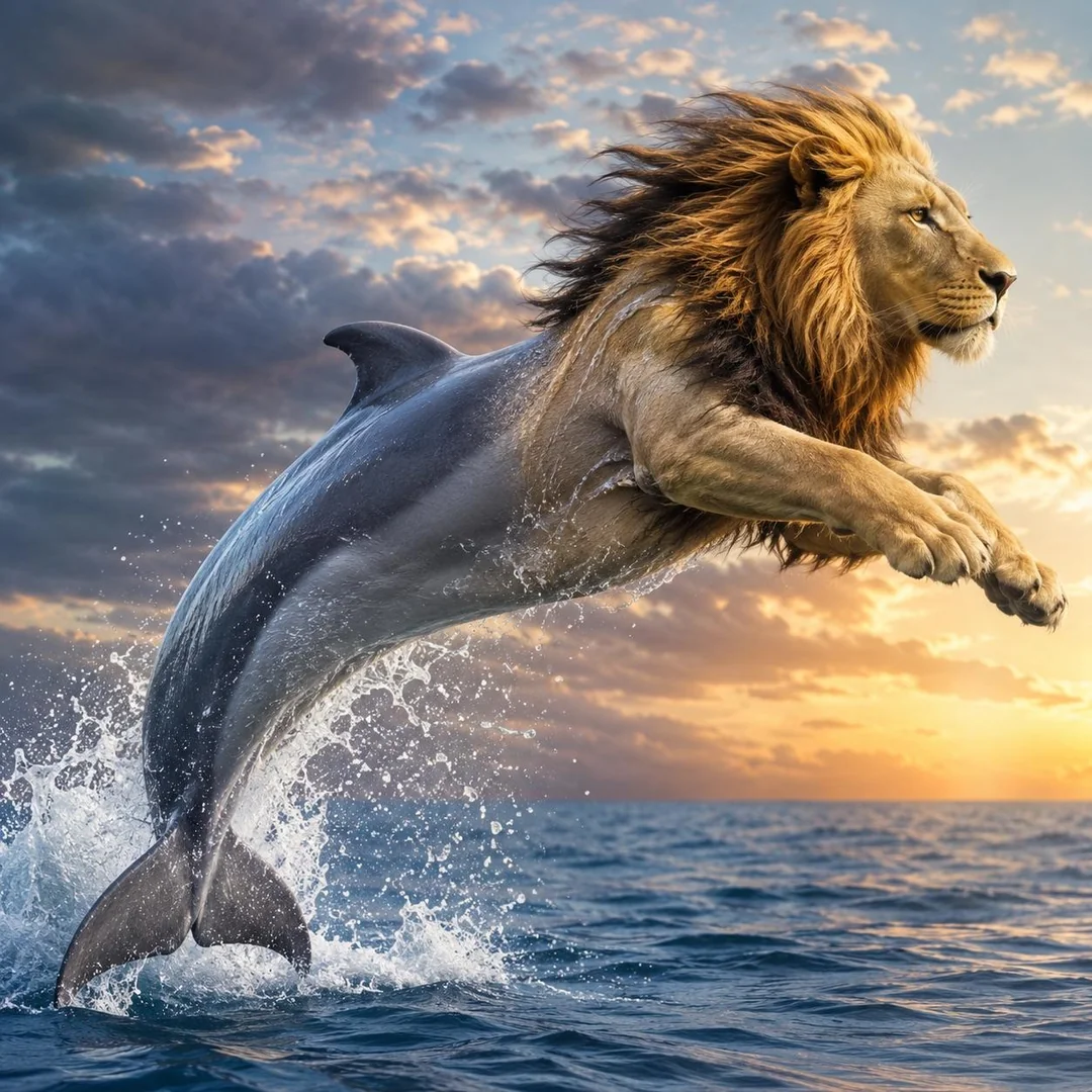 20 Cursed AI Images That Will Permanently Alter Your Brain Chemistry 15 Lionolphin