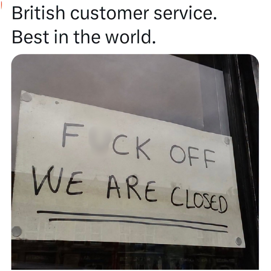 british customer service