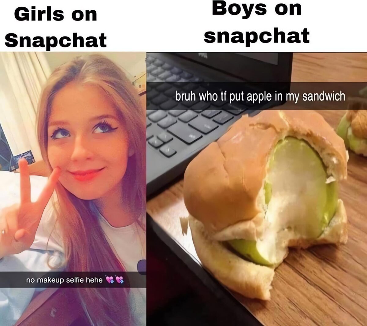 20 Memes That Slipped On A Banana Peel Of Irony And Landed On Pure Sass 11 girls on snap cht