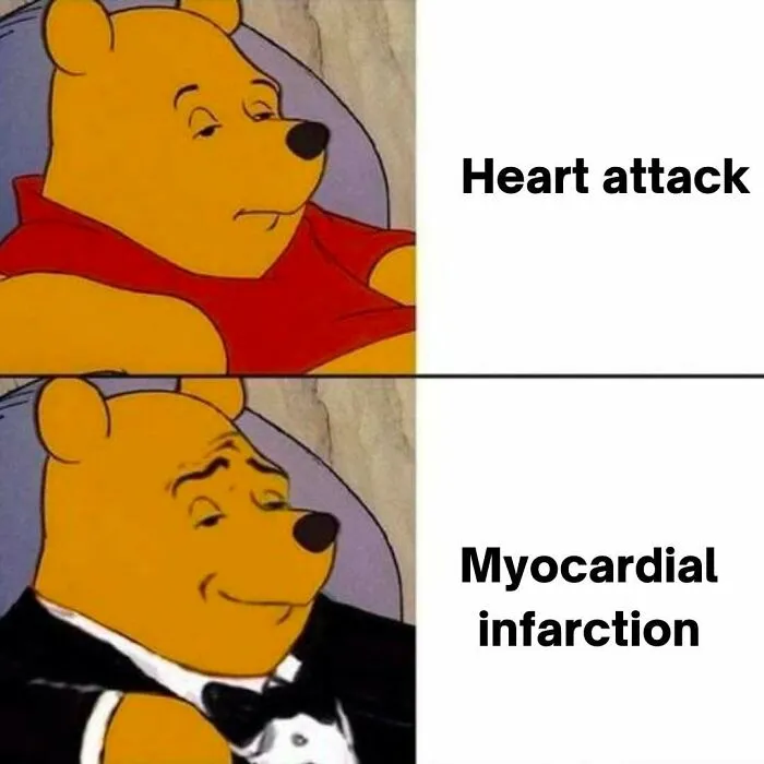 20 Hilarious Medical Memes That Will Lower Your Blood Pressure (Or Cause Mild Ventricular Fibrillation) 14 myocardial infraction