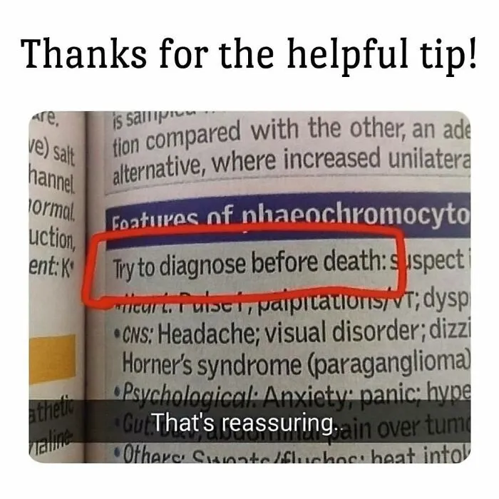 20 Hilarious Medical Memes That Will Lower Your Blood Pressure (Or Cause Mild Ventricular Fibrillation) 20 thanks for helpful tip