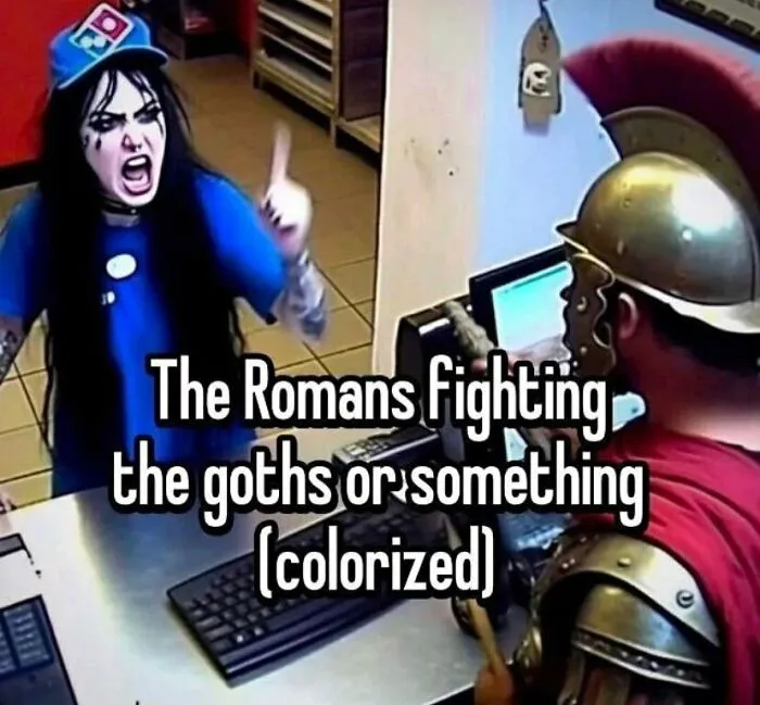 20 Savage History Memes That Prove The Past Had Absolutely No Chill 9 Romans fighting the goths