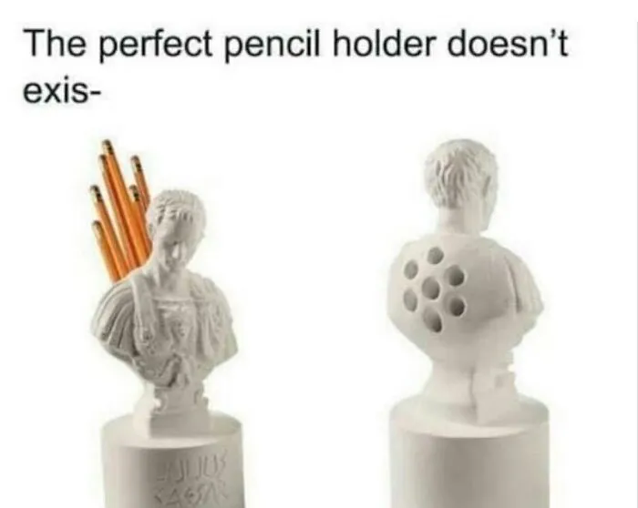 20 Savage History Memes That Prove The Past Had Absolutely No Chill 14 The perfect pencil holder