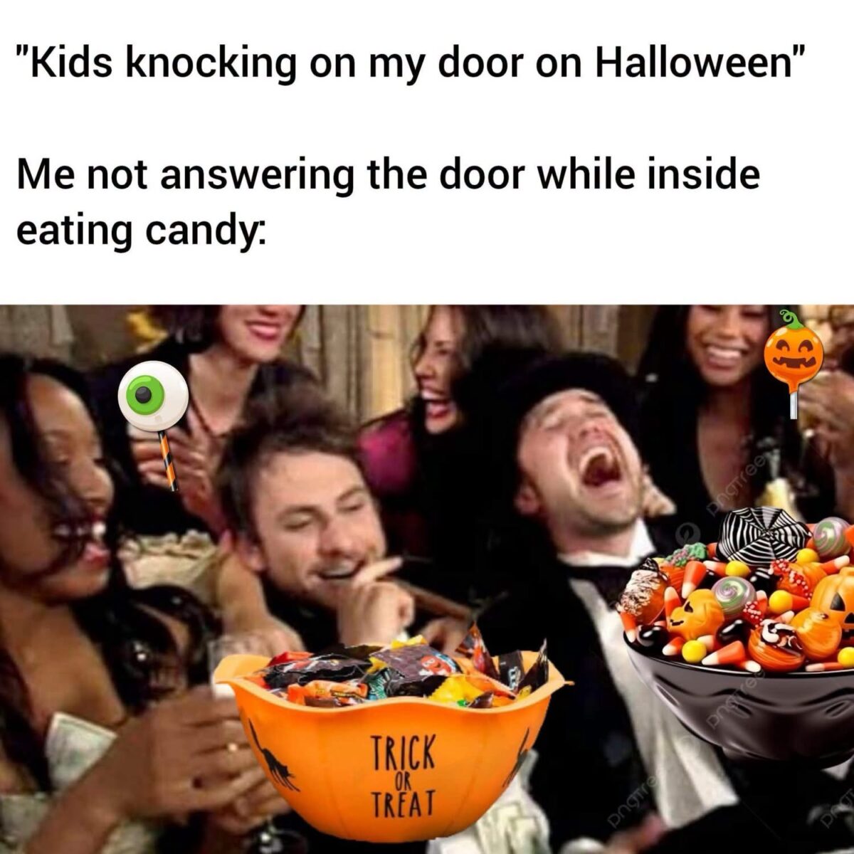 45 Hilarious Halloween Memes Possessed by Pure Nonsense 44 kids knocking
