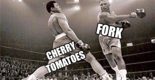 Trending Memes 6 Fork vs cherry tomatoes